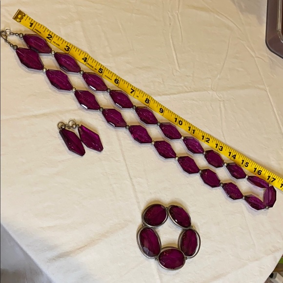 Crackled Acrylic 3 Piece Jewelry Set - Picture 12 of 16